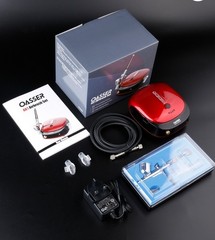 Oasser AK1 Airbrush Set HS-M901 w Air Hose Accessories & Manual