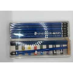 STAEDTLER MARS LUMOGRAPH 2886 3H PENCILS SET GERMANY 15 PENCILS