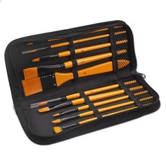 Acrylic Paint Brushes Set – 1 Pack/10 pcs Watercolor Brushes Painting Brush N…