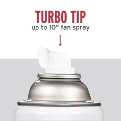 Rust-Oleum 334133 Protective White Gloss Enamel Turbo Spray 24 oz. (Pack of 6)