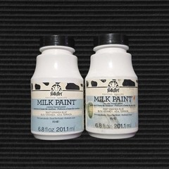 Lot of 2 FolkArt Milk Paint (VERANDA BLUE) #38927 – Chalk Finish (6.8oz Ea.) NEW
