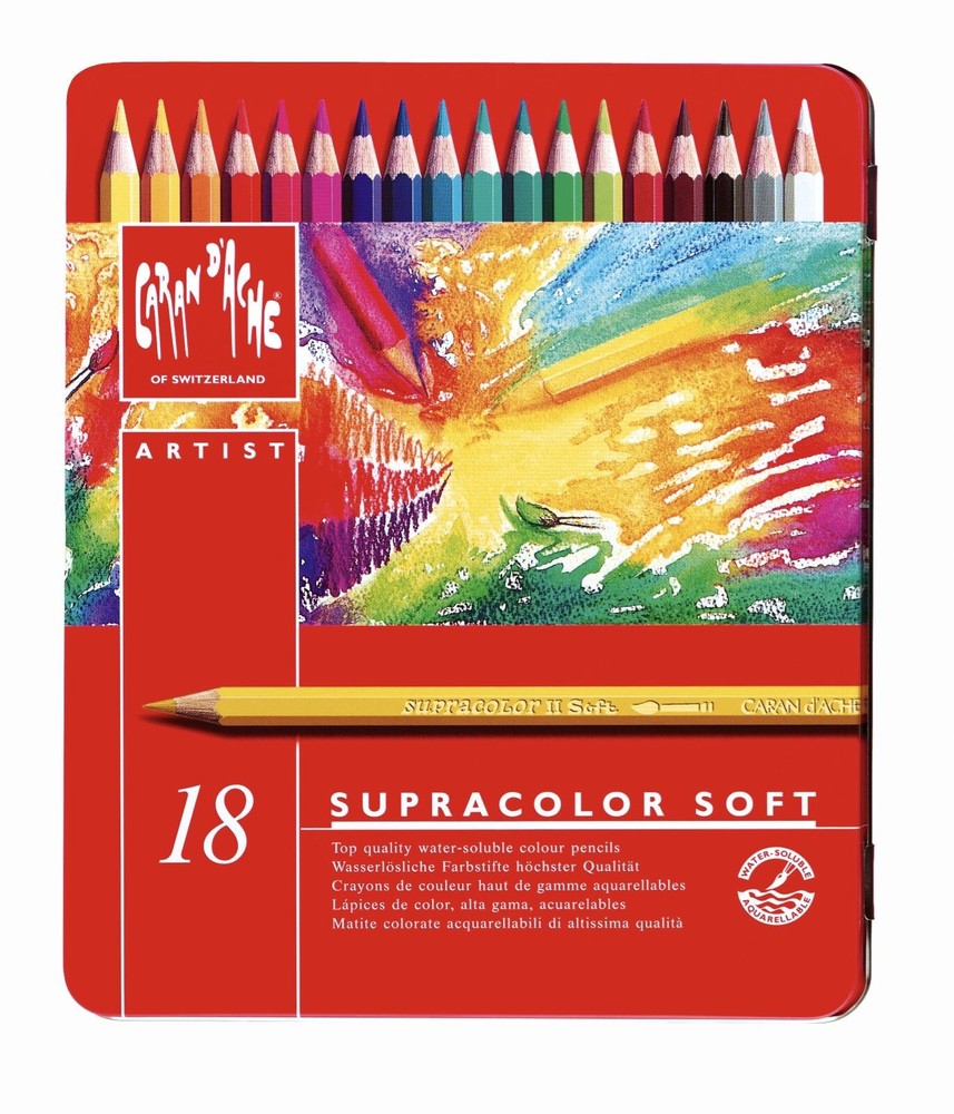 Caran D’ache Supracolor Metal Box Set of 18 (3888.318)