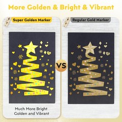 HOTU 5 Pack Super Gold Paint Markers – 5 Count (Pack of 1),