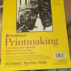 Strathmore Printmaking Paper Pad 8″X10″-40 Sheets