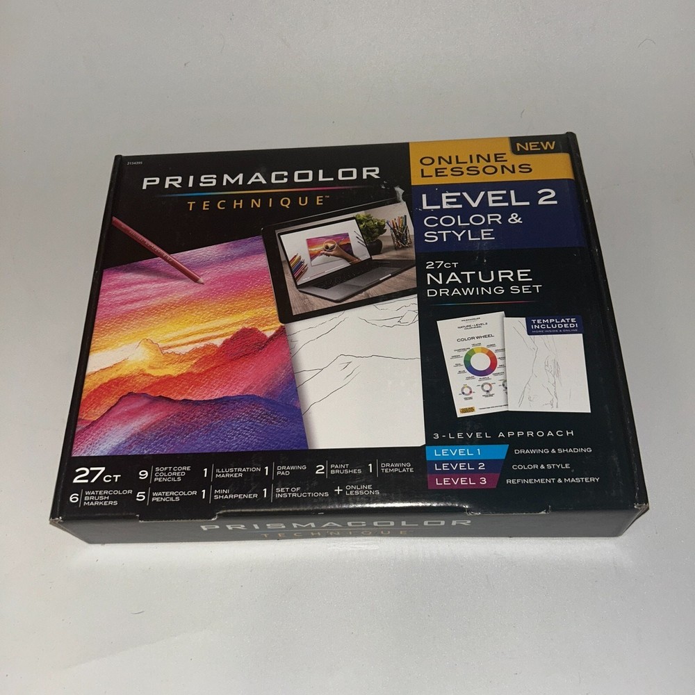 Prismacolor Technique LEVEL 2 Color & Style 27 PC SET New