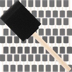 100 Pack 2 Inch Foam Paint Brushes Bulk Foam Sponge Brushes with Wood Handle …