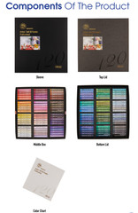 Mungyo Gallery Artists Soft Oil Pastels MOPV-120P 120 Colors Professional Set