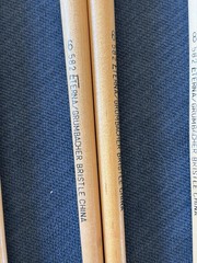 Vintage Grumbacher Eterna Bristle Brushes Long Wood Hndle 582 Size 1,4,6,8,10,12