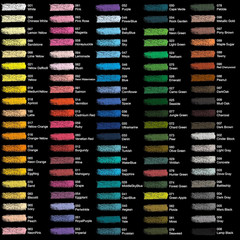 Soft Pastels for Artists – 100 Colors Square Chalk Pastels Set in Wooden Box – V