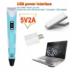 3D Printer Pen Set Free PLA Filaments for Art Intelligent Crafting Doodler