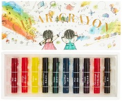 Kokuyo Ke-Ac27 Transparent Crayons 10 Colors