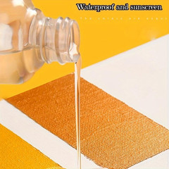 Metallic Acrylic Paint – Gold, Silver, 1.69 Oz – Metallic Paint for Crafts, Glas