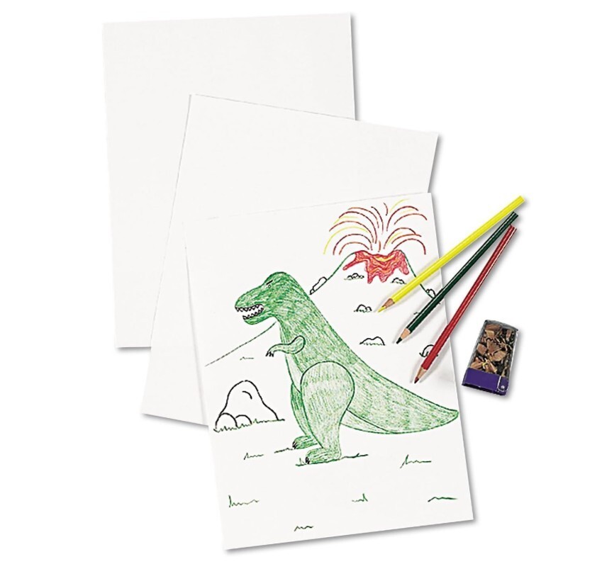 2 Packs of Pacon Medium Weight Drawing Paper 9″ x 12″ White (4709) P4709