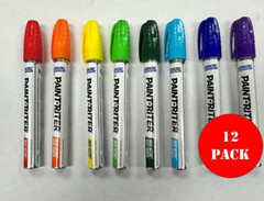 Markal Valve Action Paint Marker with 1/8″ Bullet Tip, (12 Markers)