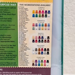 Tsukineko All-Purpose Ink Workstation County Fair #700 12 Inks 24 Fantastix New