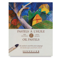 Set of 24, Sennelier Oil Pastel Set – Landscape Colors