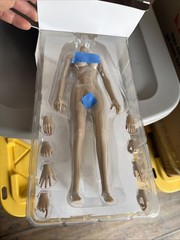 JIAOU DOLL 1/6 FEMALE SEAMLESS LARGE Bust Pale Figure Body w/ DETACHABLE FEET