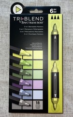 Spectrum Noir Tri-Blend 3-in-1 Blendable Markers Art Pens Set 18 Colours