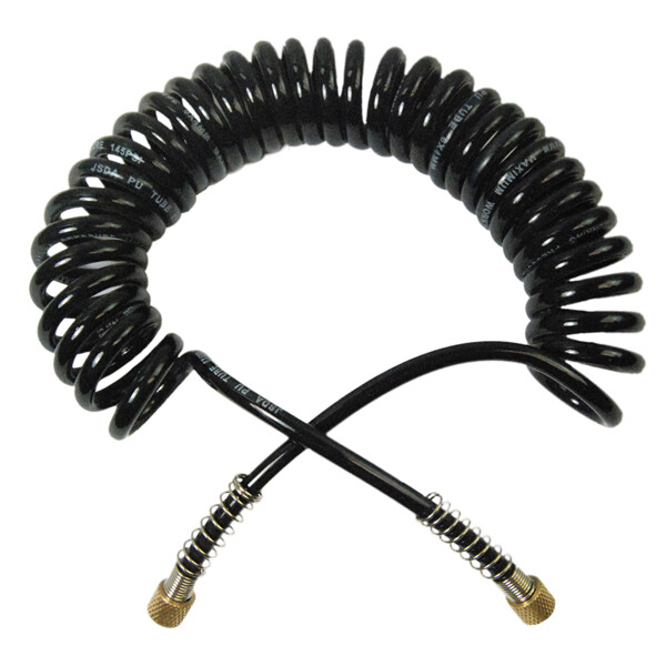 10′ Coiled Airbrush Air Hose 1/8″ Fitting Ends Coupling Compressor