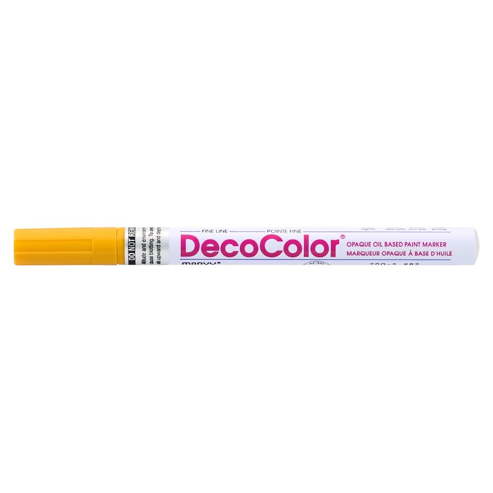 Decocolor Mustard Fine Point Paint Marker Craft Drawing Art Supply Accessory