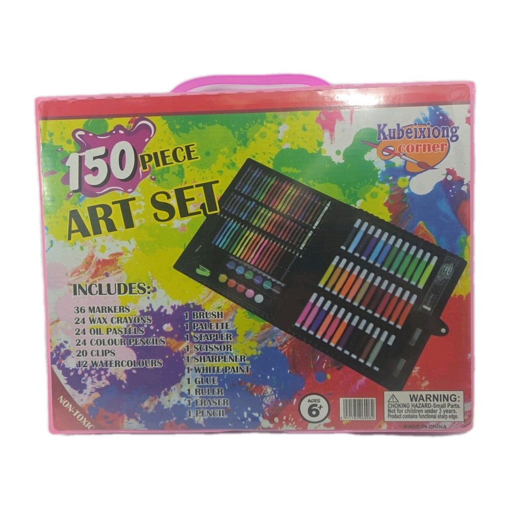 150pc Art Drawing Set Kit For Kids Childrens Teens Adults Supplies Paint Pencil