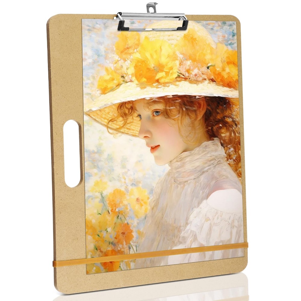 13″ x 17″ Sketch Drawing Board, Art Board with Handle, Sturdy Clip and Band, …