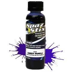 Spaz Stix 15600 Candy Purple Airbrush Ready Paint 2oz Bottle