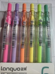 Acrylic Painting Gel Pens, 6 Colors Set, 0.7mm Extra Fine Point Retractable Pen
