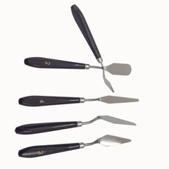 Stainless Steel Paint Palette Paint Scraper Knife Oil Painting Tool