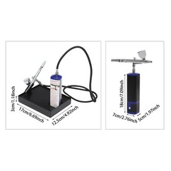 Airbrush Kit w/Compressor Battery Powered Portable Airbrush Kit Airbrush Gun Kit