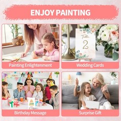 400 Sheets Watercolor Paper Bulk 6×9 Inch 300 GSM Cotton Cold Press Art
