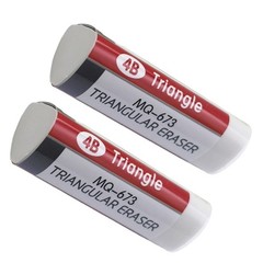 Triangular Erasers Ergonomic Grip Easy Erasing For Student Drawing Sketching