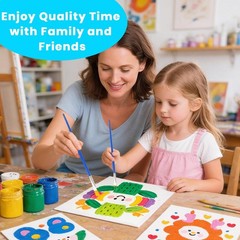 24 Pack Mini Acrylic Paint Set – 12 Colors Washable Acrylic Paint Strips for …
