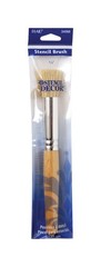 Plaid 34068 White Natural Fibers Bristles Stencil Brush 3/4 in. (Pack of 6)
