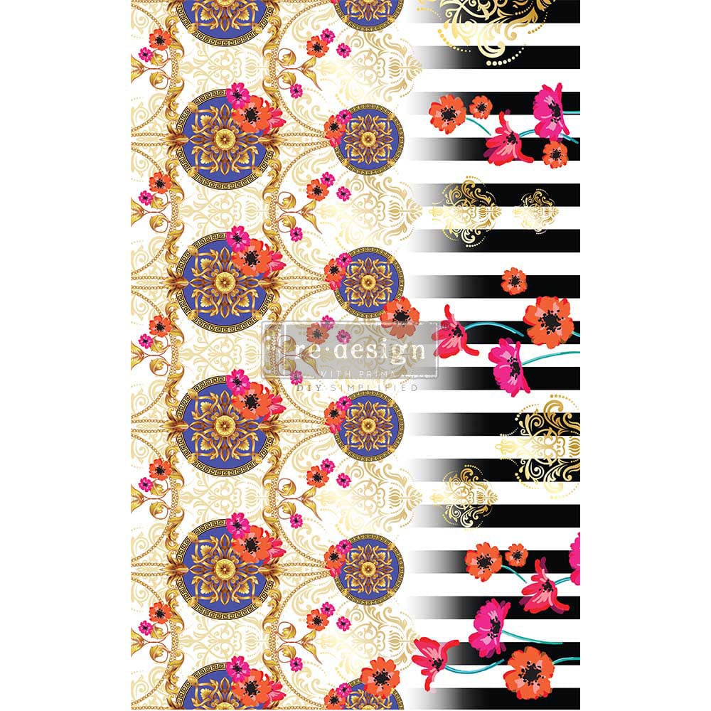 Fashion & Flora | Décor Decoupage Tissue | Redesign with Prima