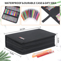 202 Pack Gel Pen for Adults Coloring Books, 104 Artist Pens Include 100 Colored