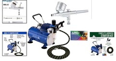 Compact Airbrushing Kit with 1/5hp Compressor: Quiet & Efficient for All Levels