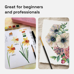 ARTISTRO 48 Color Watercolor Paint Set – Portable Paint Art Kit with Palette and