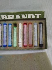 Vintage Royal Talens Rembrandt 15 Soft Pastels sticks for artists Lightly used