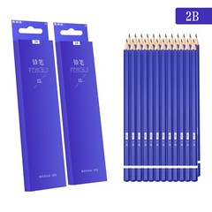 XDT Art Supplies 2B Soft Graphite Pencil 24Pc Set Sketch Art Drawing