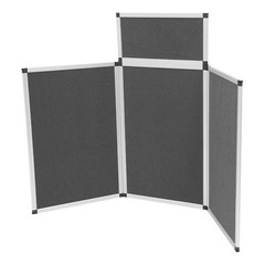 Free Standing Versatile Layout Folding Presentation Board Rotates 360° Degrees