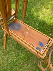 VINTAGE – JULLIAN HALF BOX – FIELD / TRAVEL EASEL – FRANCE