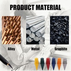 Pencil, Forever Pencil, Metal Alloy Writing Instrument, That Never Needs Shar…
