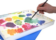 Artist Palette Seal, 12in x 16in Airtight Palette Container, Keeps Wet Paint …