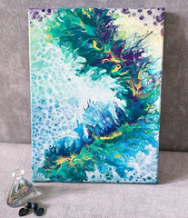 14 Pack 9 X 12 Inch Wood Canvas Panels, Artist Wooden Canvas Board Unfinished Wo