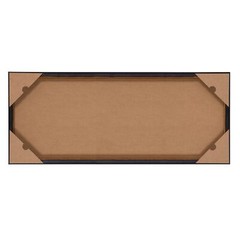 Kate and Laurel Sylvie Blank Canvas Wall Art, 18×40 Black, Modern, Framed for…
