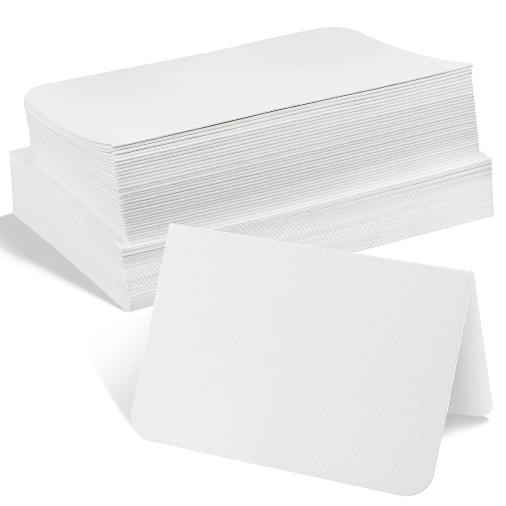 100 Pcs Blank Watercolor Cards with Envelopes Set 140lb/300 Gsm Cotton Waterc…