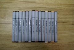 Copic Alcohol Sketch Marker Sets – 14 count portrait + 6 Copic Wides