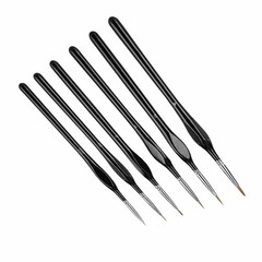 6Pcs Extra Fine Detail Watercolour Painting Acrylic Miniature Paint Brushes