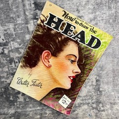 Walter Foster How to Draw the Head Art Instruction Book No. 17